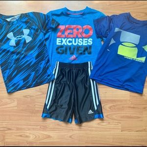 Under Armour and Adidas Boy Bundle